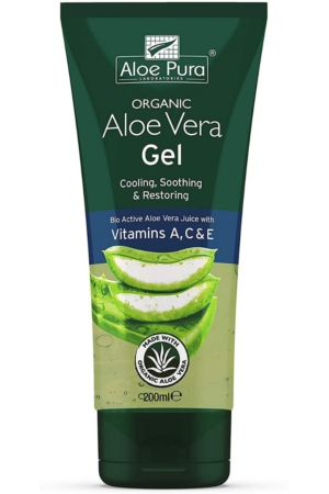 Optima Aloe Vera Gel + Vit A, C & E 200ml -  Organic